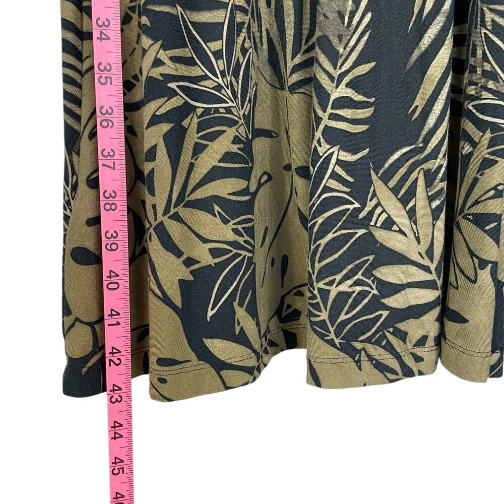 Tommy Bahama Modal Jersey Knit Faux Wrap Dress Sz M Tropical Vacation Travel - Picture 9 of 12